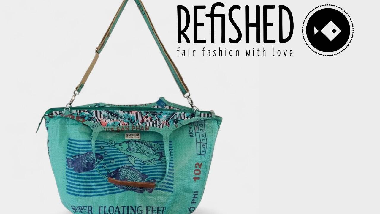Upcycling Soulmate Tasche Waterproof von Refished fair fashion Upcycling Soulmate Tasche Waterproof von Refished fair fashion