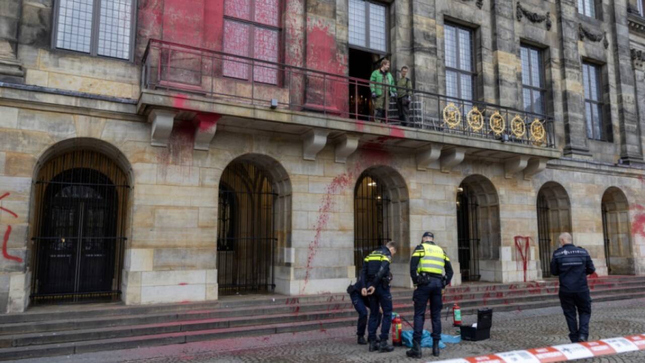 Farbangriff auf königlichen Palast 