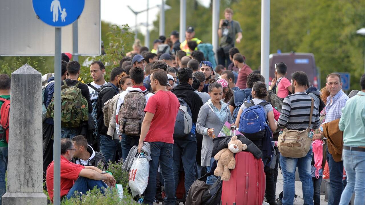 Die Flüchtlingswelle 2015. 