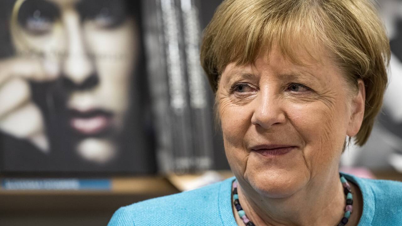Die ehemalige deutsche Bundeskanzlerin Angela Merkel. 