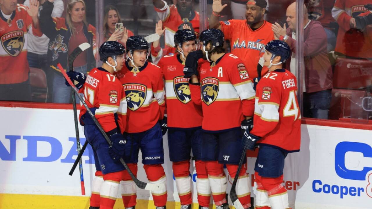 Panthers-Jubel nach dem Siegestreffer von Boqvist 