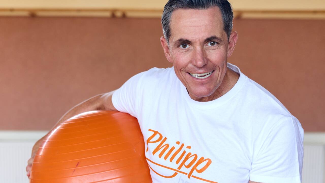 Moderator und Triathlet Philipp Jelinek. 