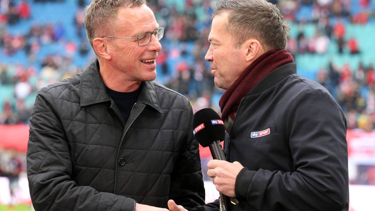Zwei Fußball-Größen, deren Austausch stets von großem Respekt geprägt ist: Ralf Rangnick und Lothar Matthäus. 