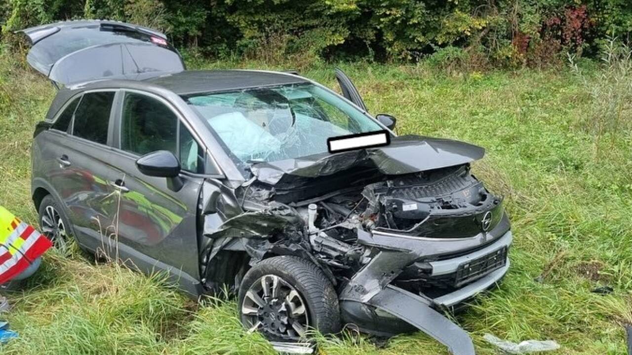 Bilder vom Unfalleinsatz. 