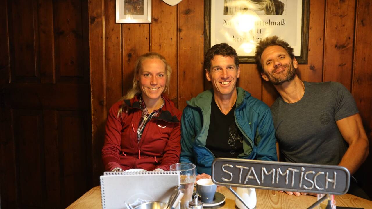 Ehrenamtliche Helfer des Zeppezauerhauses: Elisabeth Bräumann, Alexander Sattler, Gernot Metzler 