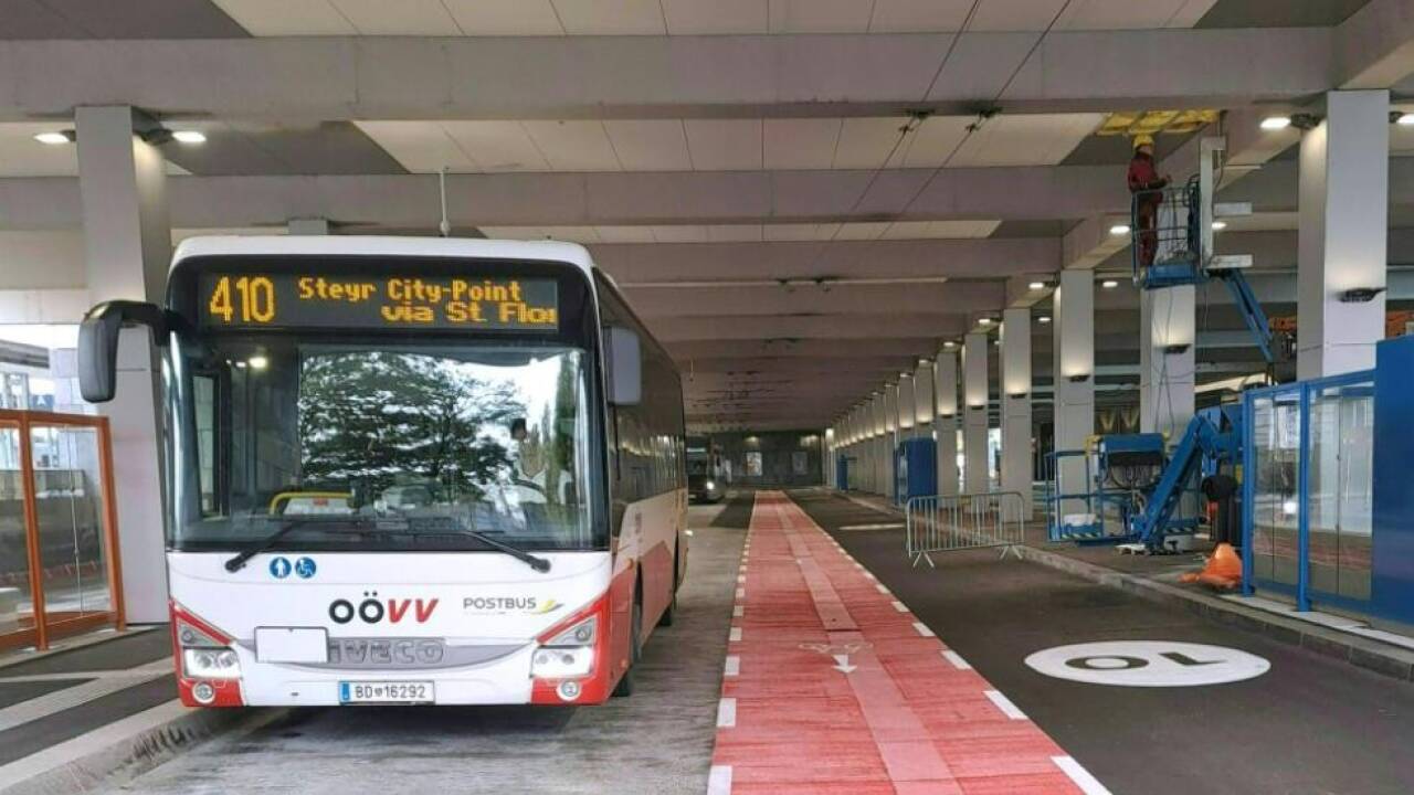Die Spurführung ist ungewöhnlich 
