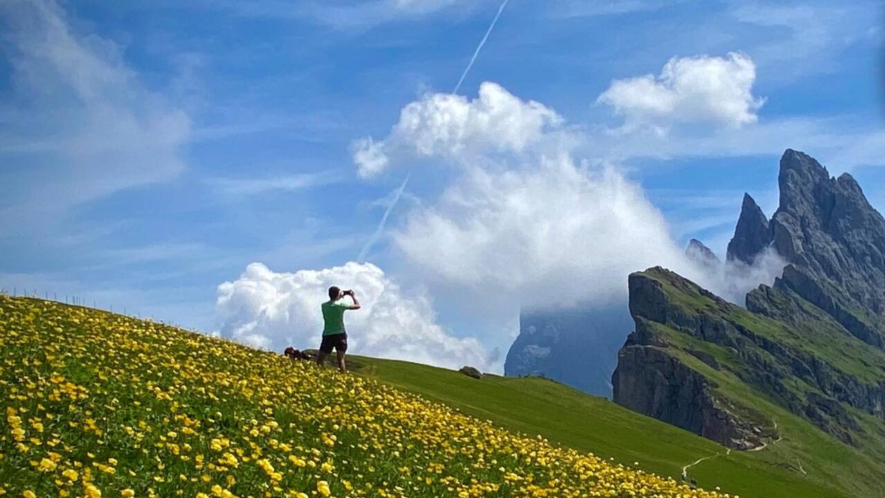 4000 bis 6000 Menschen beschreiten den Seceda-Weg täglich. 