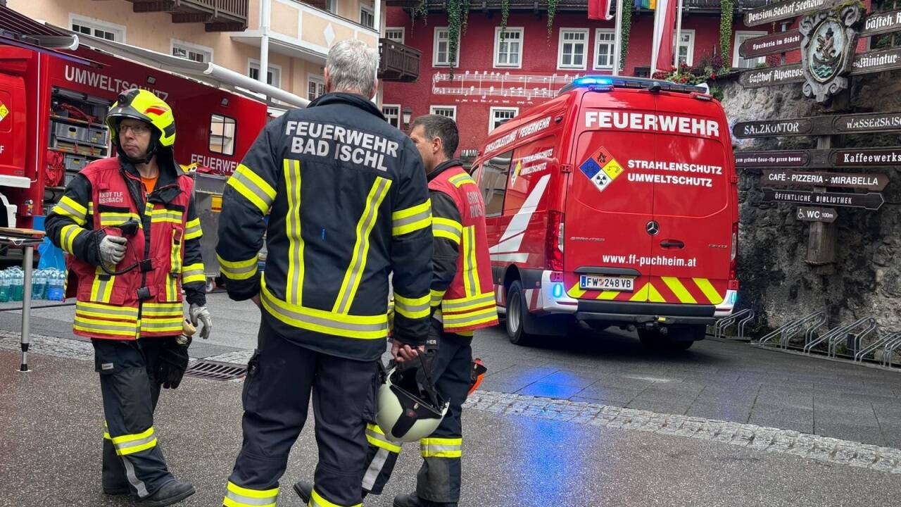 Bilder vom Chlorgas-Einsatz. 