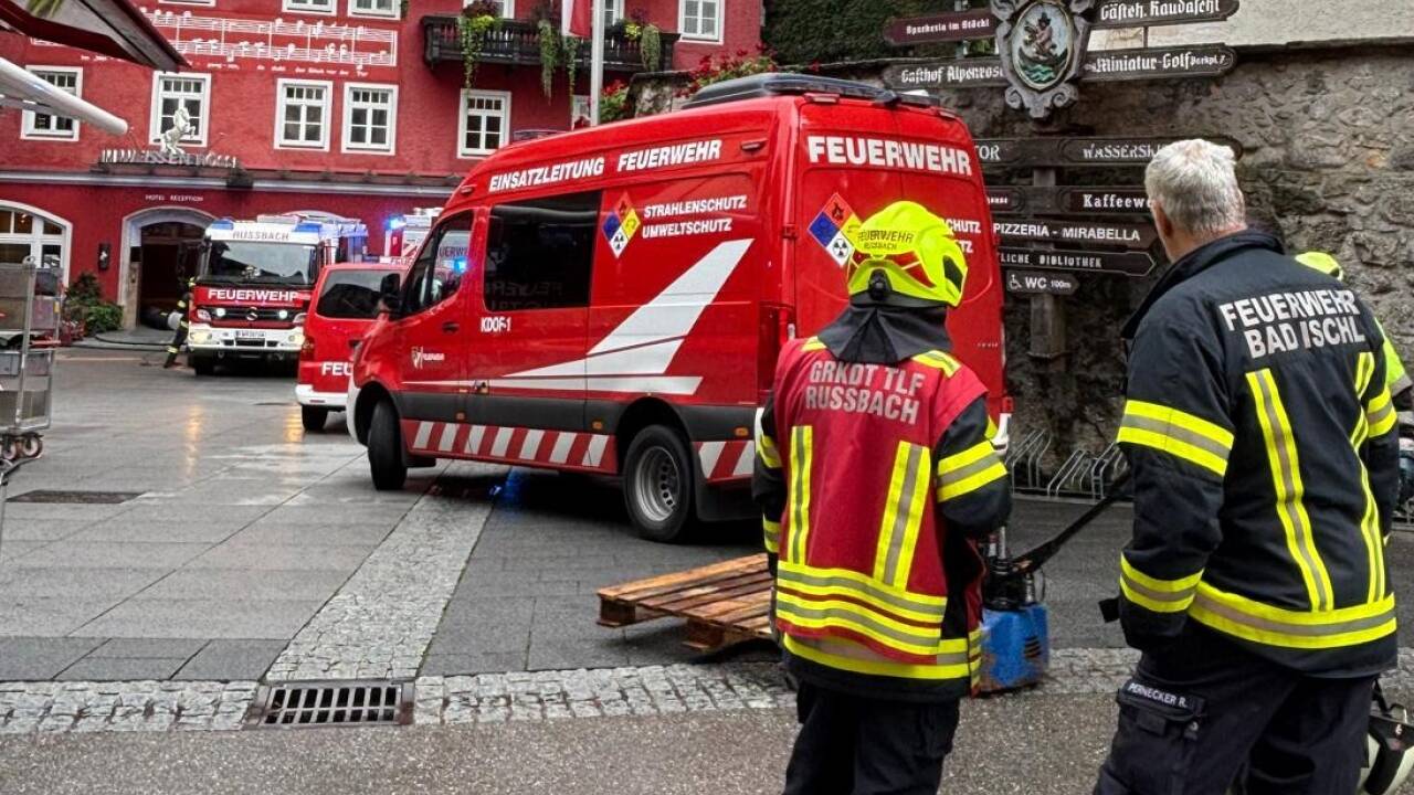 Bilder vom Chlorgas-Einsatz. 