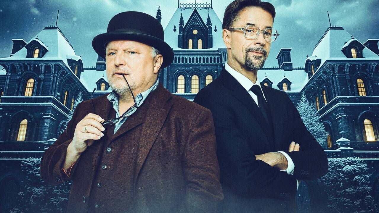 Axel Prahl und Jan Josef Liefers als Krimi-Masterminds. Axel Prahl und Jan Josef Liefers als Krimi-Masterminds.