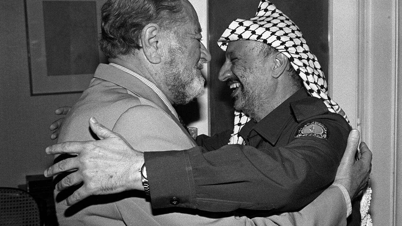 Bruno Kreisky und Jassir Arafat. Bruno Kreisky und Jassir Arafat.