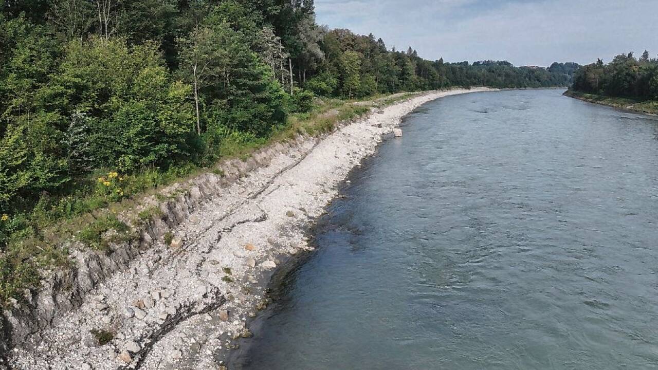 Auf 1,5 Kilometern ist die Uferverbauung schon ausgebaut.  