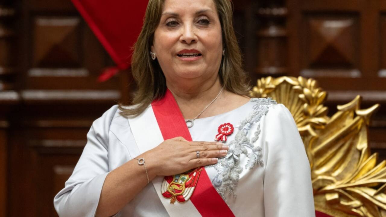Dina Boluarte war seit Dezember 2022 Präsidentin des Landes 