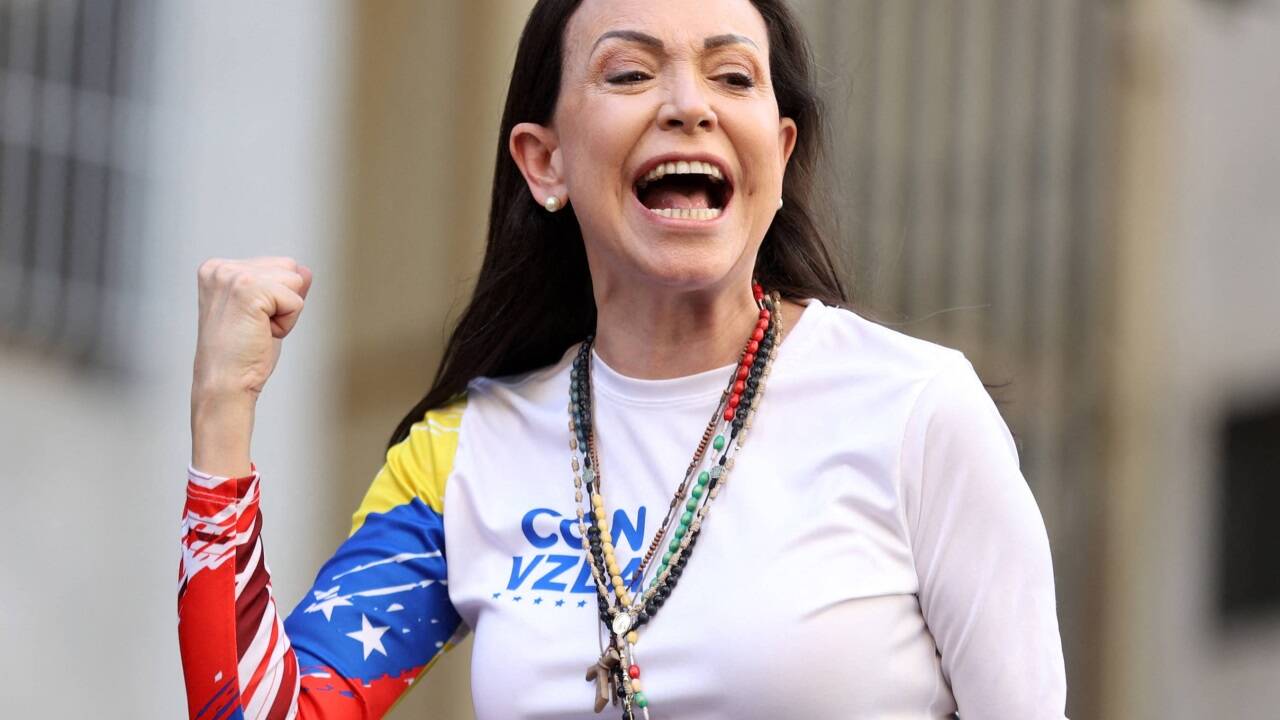 María Corina Machado erhält den Friedensnobelpreis (Archivbild vom Jänner 2025). 