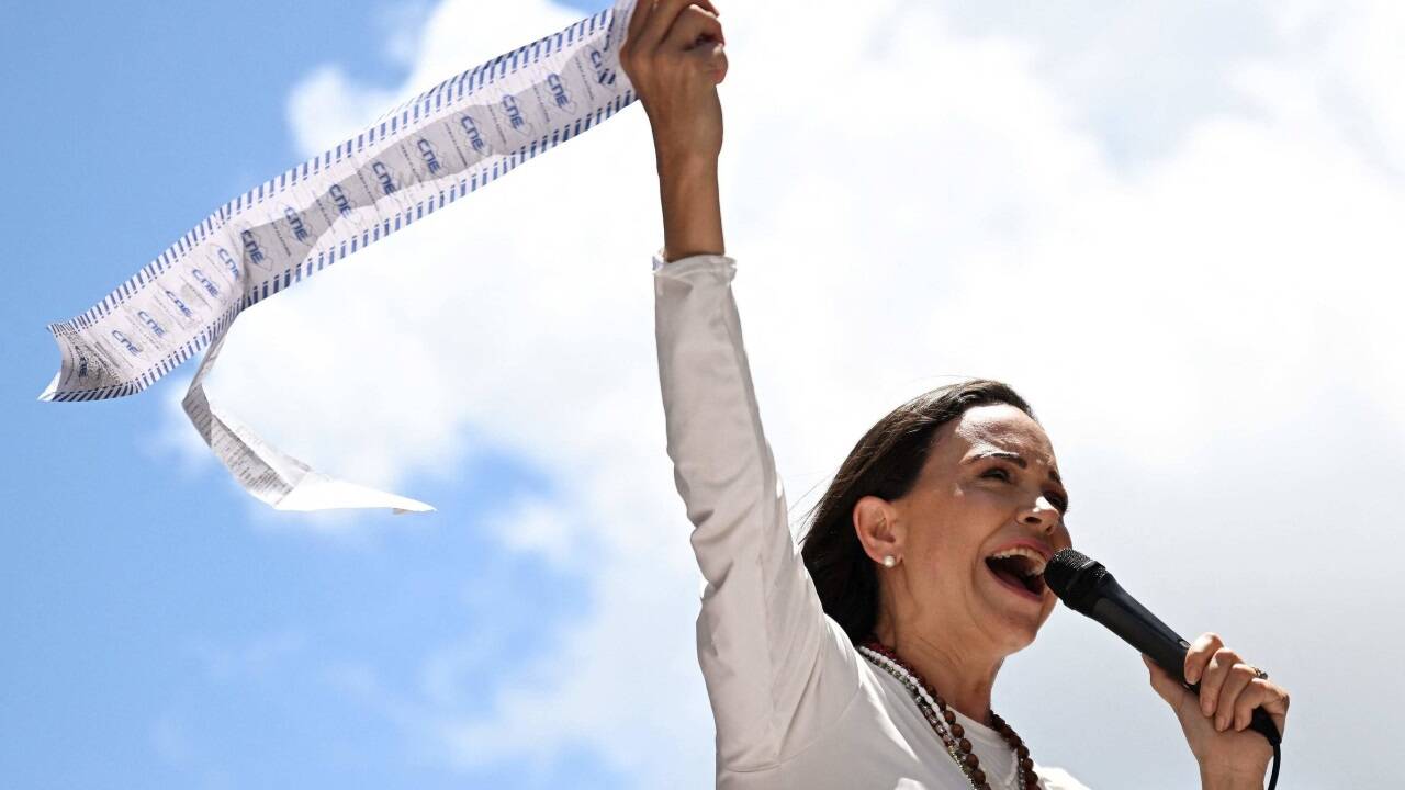 María Corina Machado erhält den Friedensnobelpreis (Archivbild vom August 2024). 