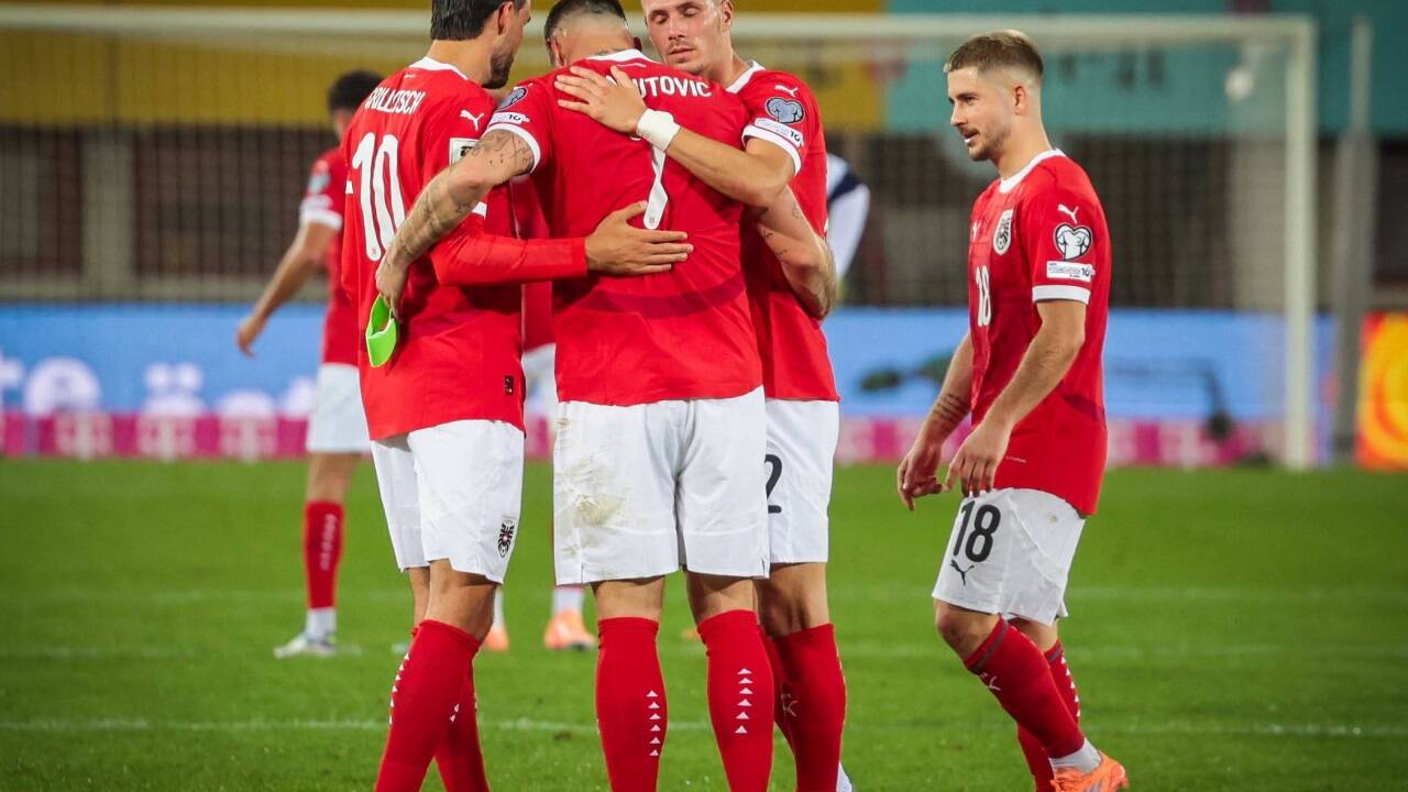 Österreichs Nationalteam jubelte gegen San Marino über zehn Treffer. 