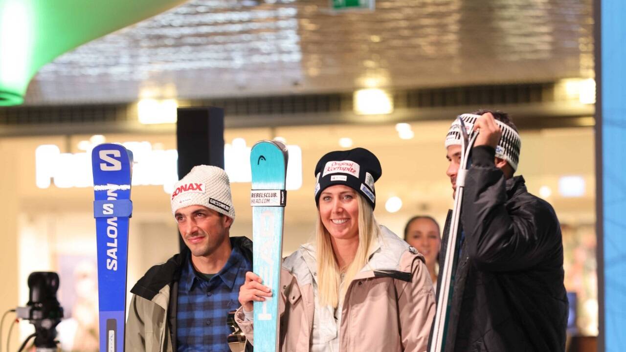 Adam Kappacher, Conny Hütter und Vincent Kriechmayr.  
