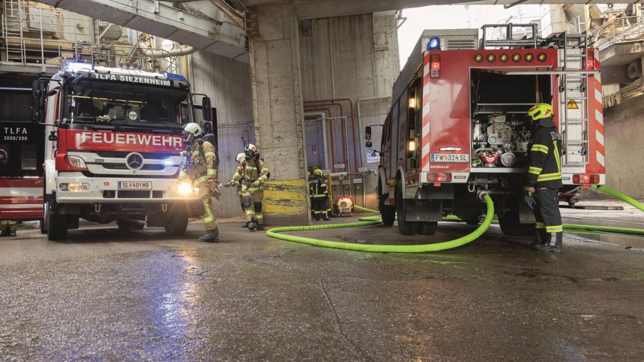 Die Großübung fand am Samstag statt. 