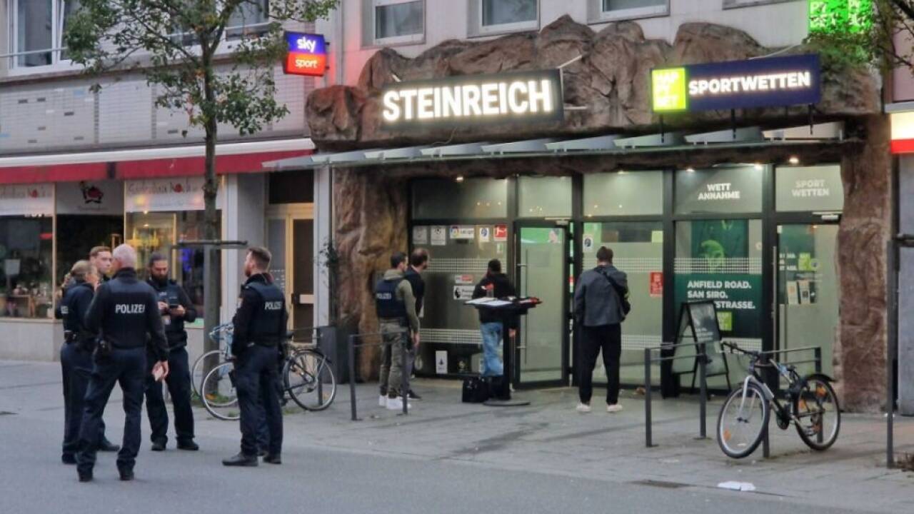 Polizeieinsatz auf dem Marktplatz von Gießen 
