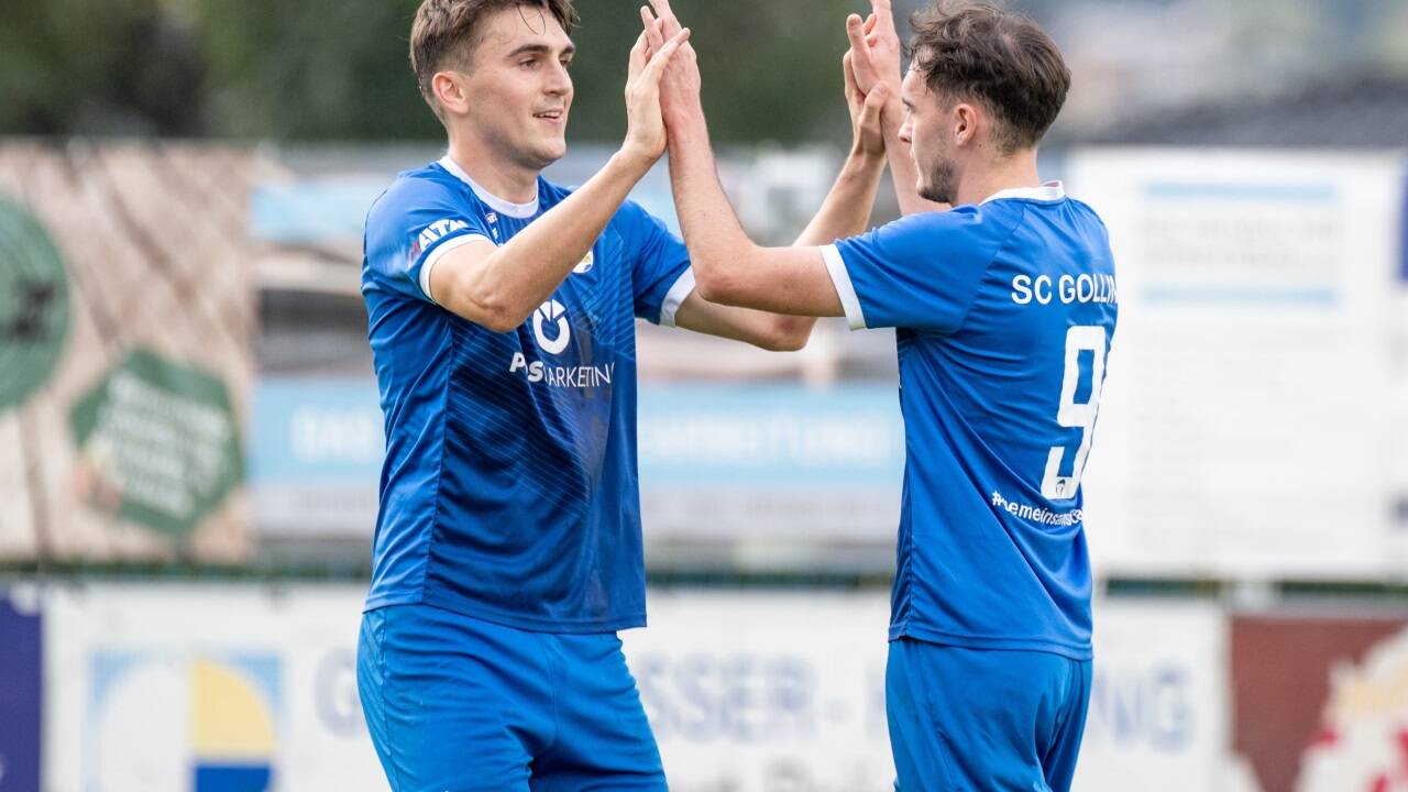 Christian Kaindl und Lukas Poindl trafen zu einem wichtigen Sieg im Rennen um die Rückkehr in die Salzburger Liga. 