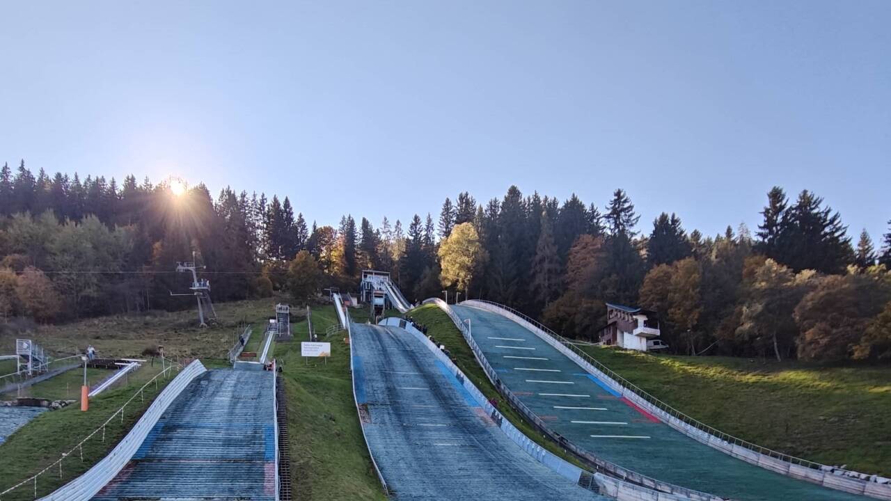 Die Schanzen in Saalfelden. Die Schanzen in Saalfelden.