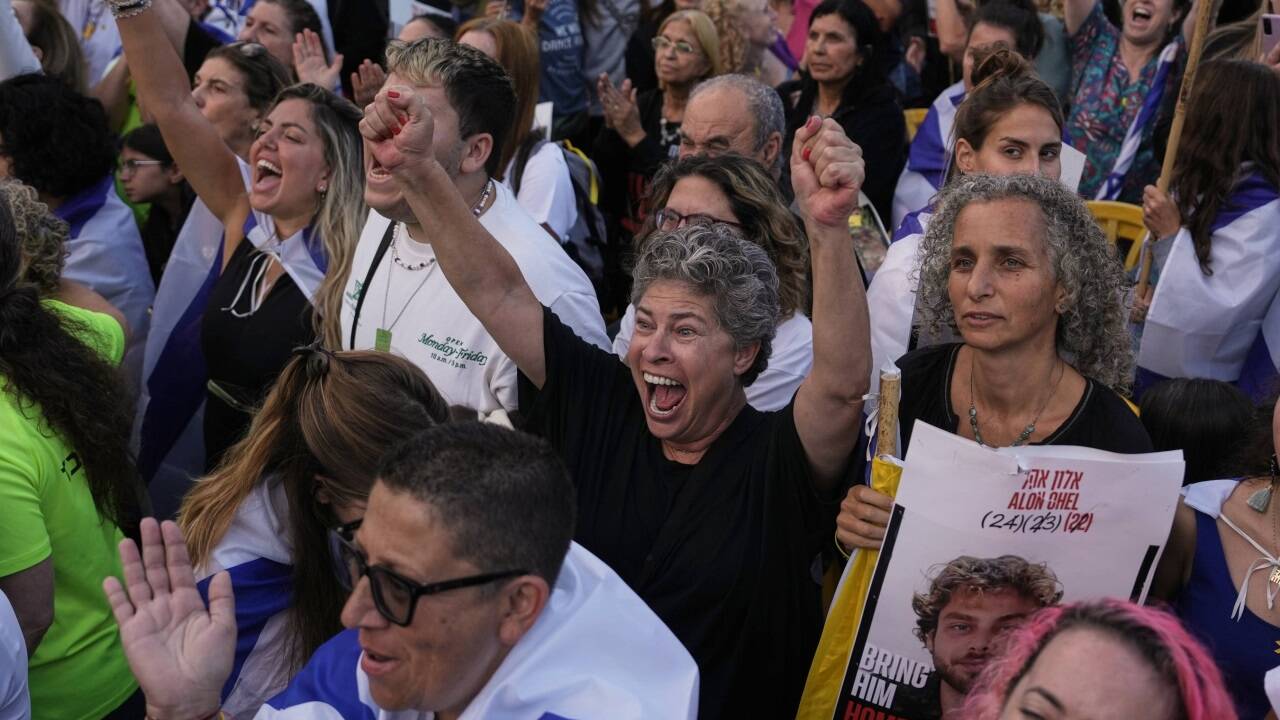 Ganz Israel feiert die Freilassung der Geiseln.  