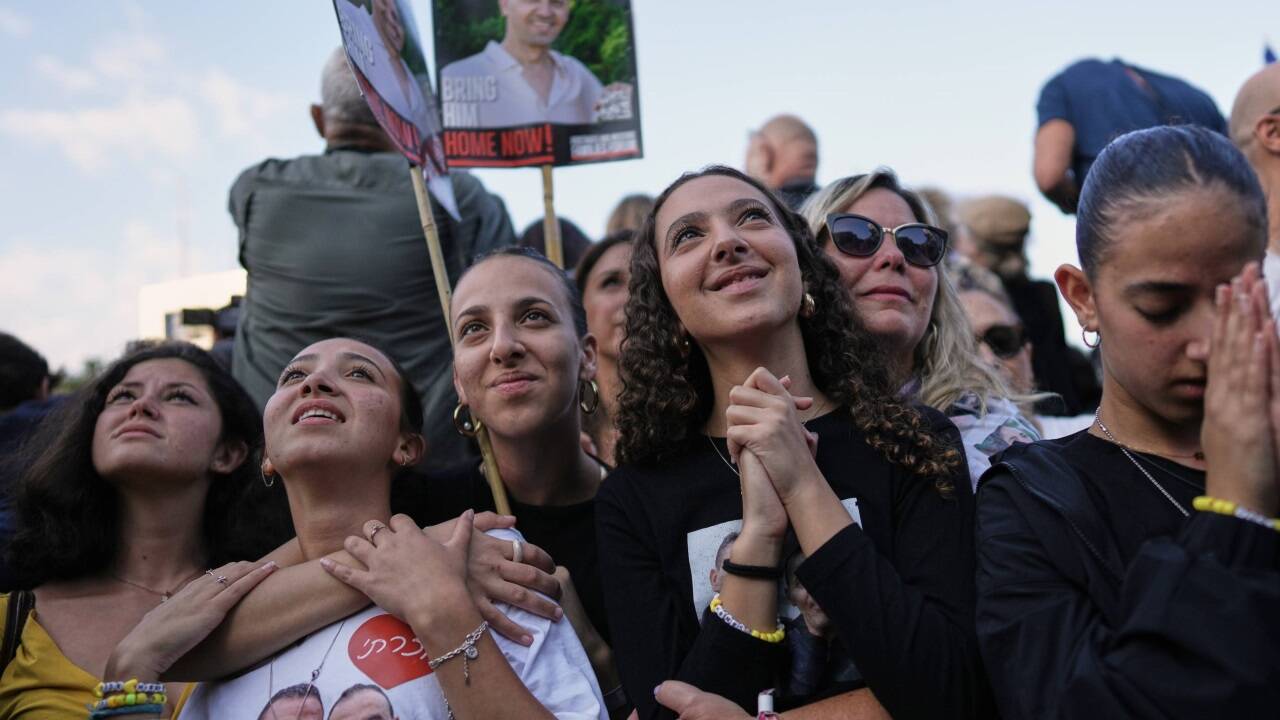 Ganz Israel feiert die Freilassung der Geiseln.  