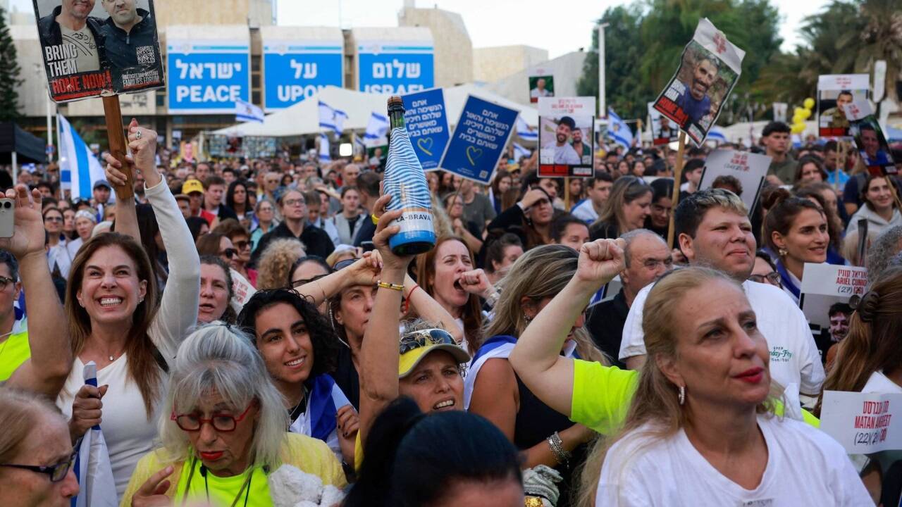 Ganz Israel feiert die Freilassung der Geiseln.  