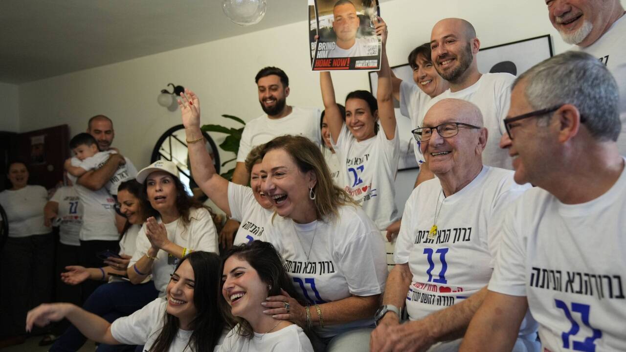 Ganz Israel feiert die Freilassung der Geiseln.  