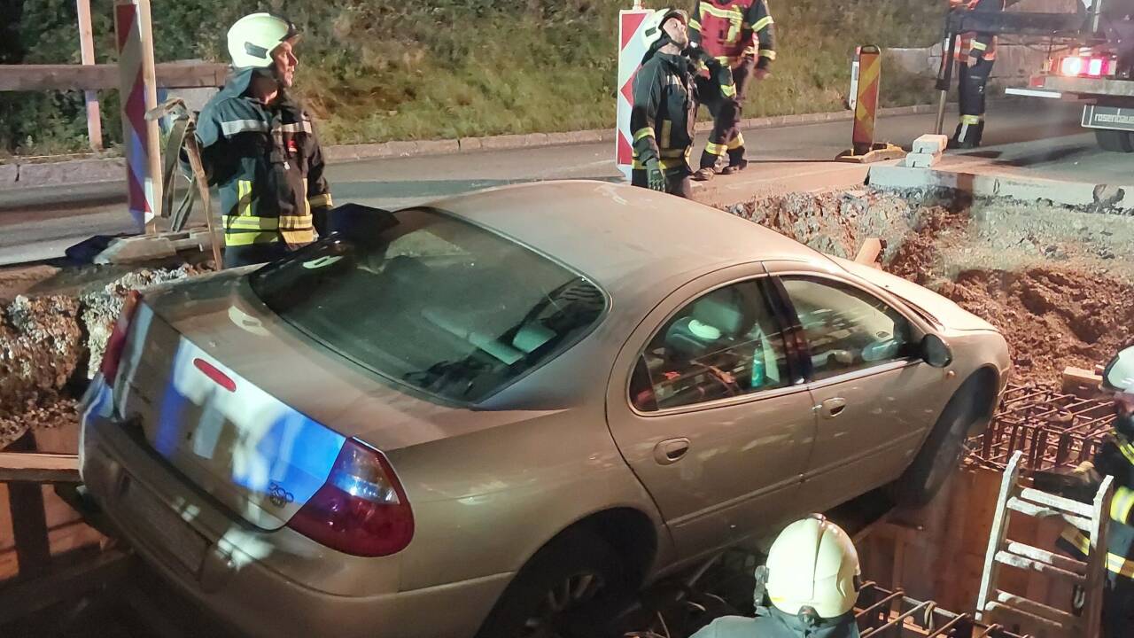 Die Unfallstelle in Bad Ischl 