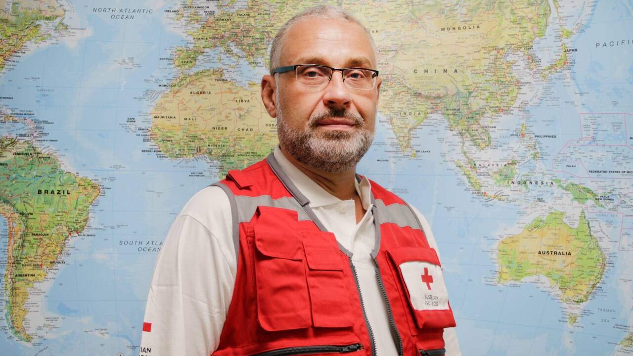  Jürgen Högl leitet die Abteilung für Internationale Katastrophen und Krisen beim Österreichischen Roten Kreuz.  