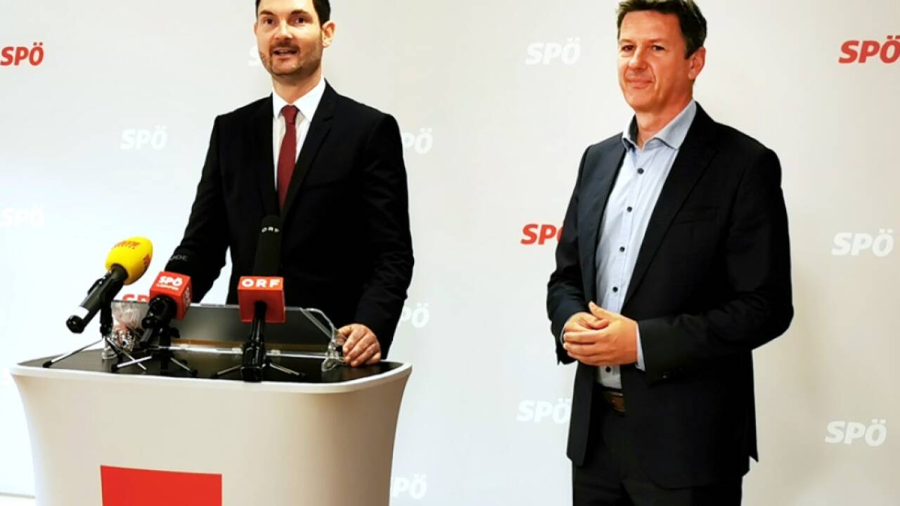 Peter Reichmann (links) und Daniel Fellner 