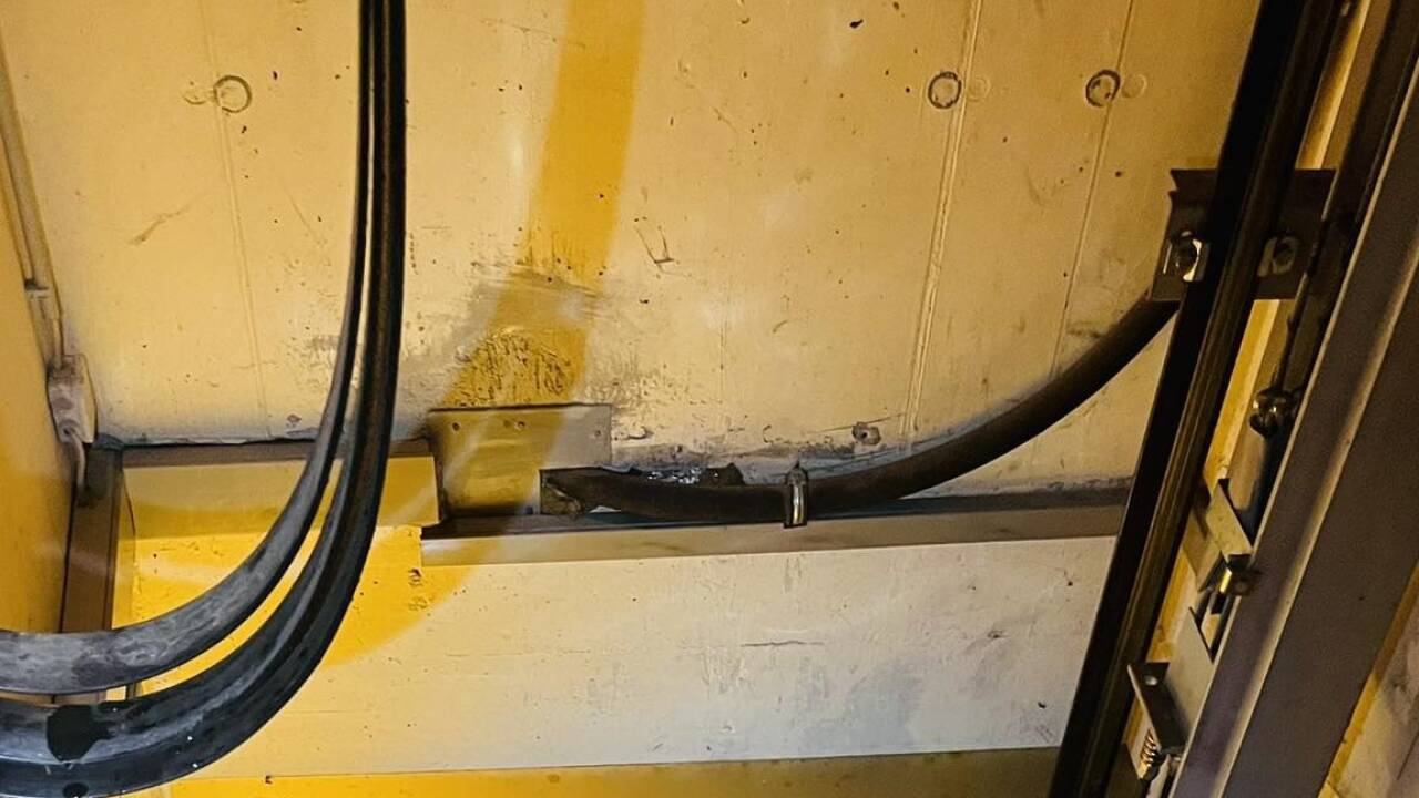 Bilder vom Rohrbruch Einsatz in Bischofshofen. 