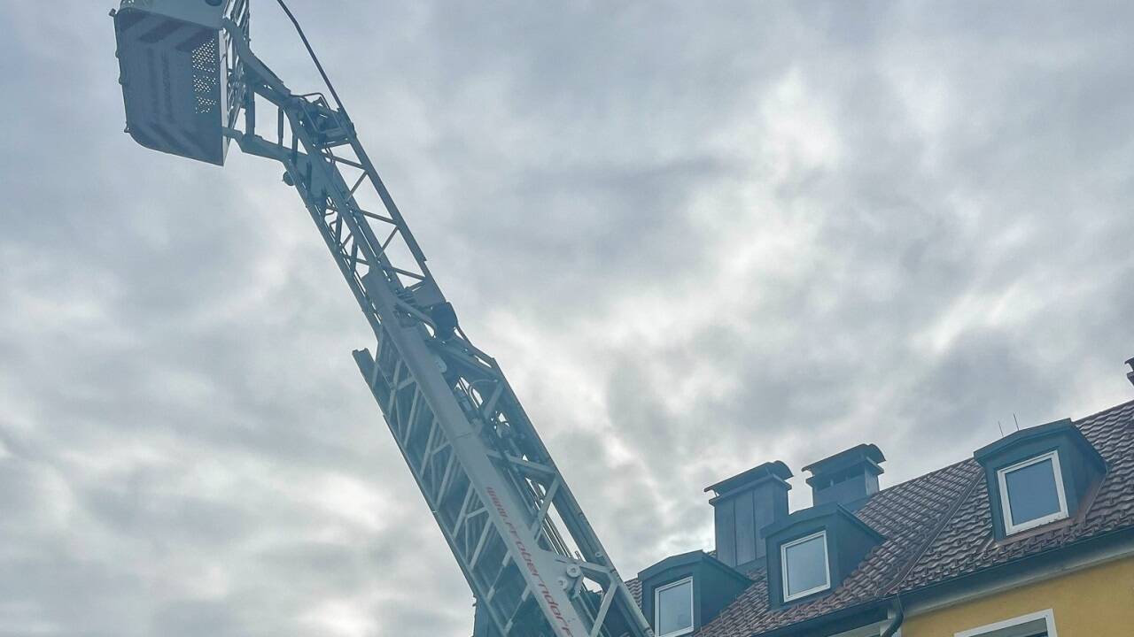 Bilder vom Einsatz in Oberndorf bei Salzburg. 