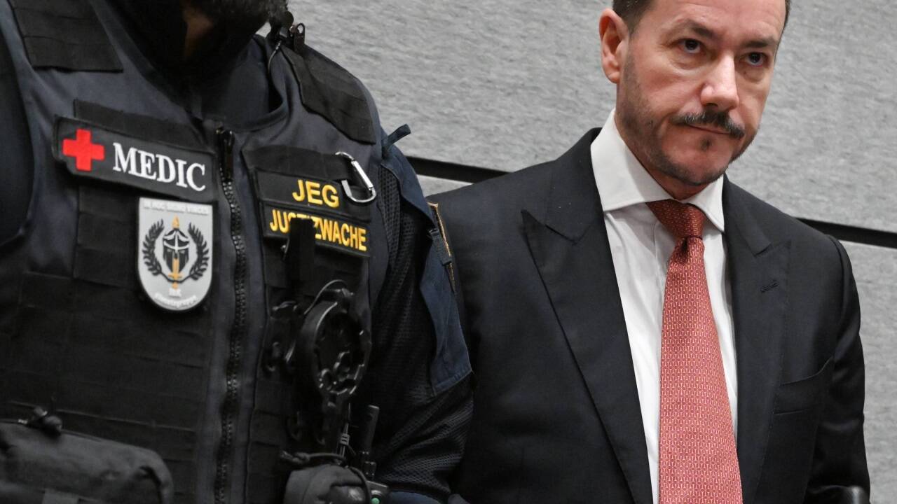 René Benko am Dienstag am Landesgericht Innsbruck. René Benko am Dienstag am Landesgericht Innsbruck.