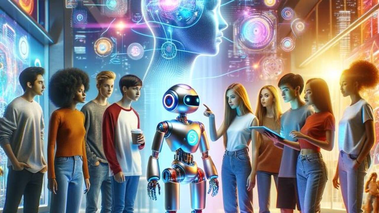 Jugendliche kommen mit künstlicher Intelligenz in den verschiedensten Formen in Berührung. 