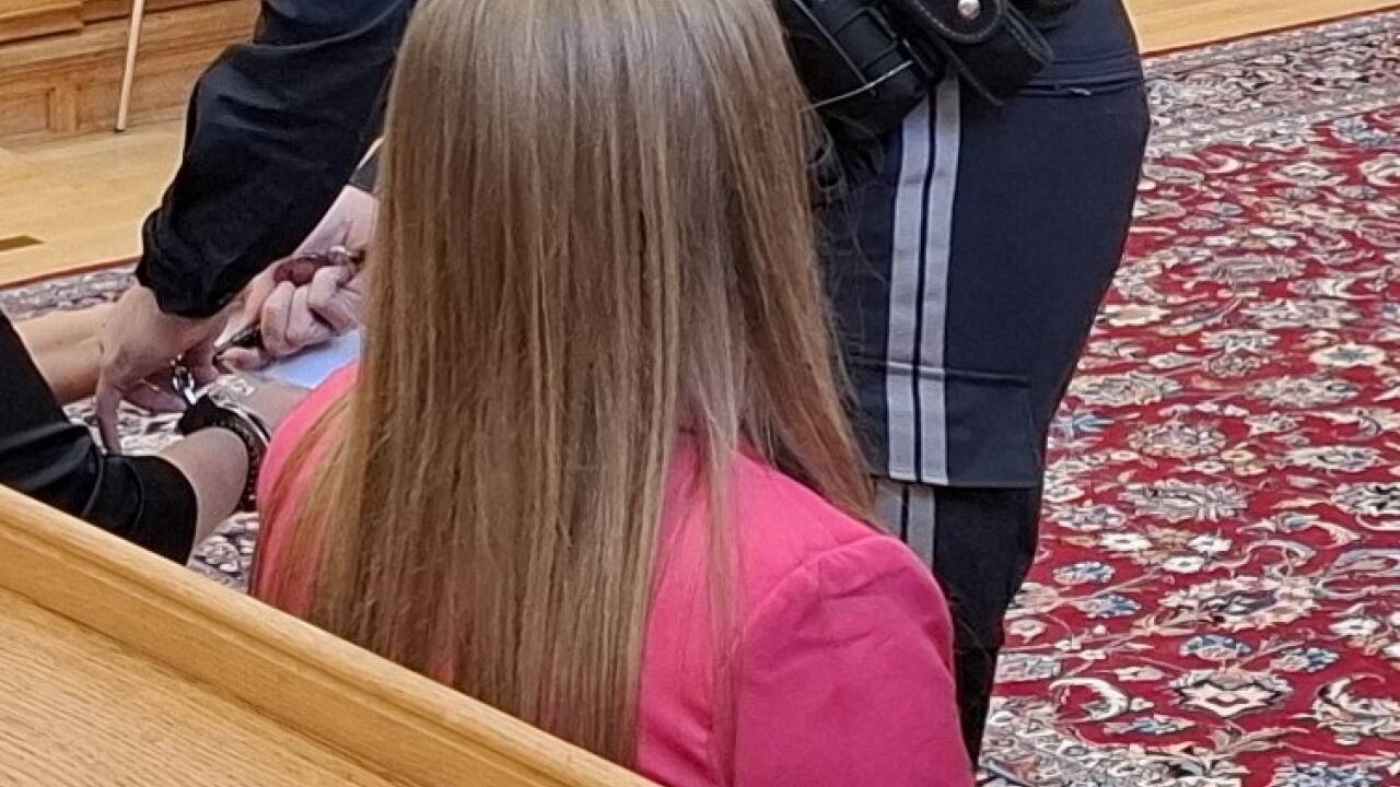 Die 32-jährige Zweitangeklagte, eine gebürtige Oberösterreicherin.  