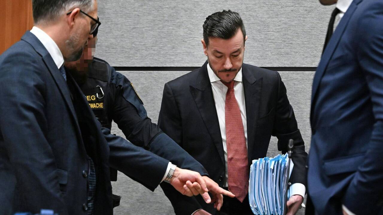 René Benko am ersten Verhandlungstag am Dienstag. 