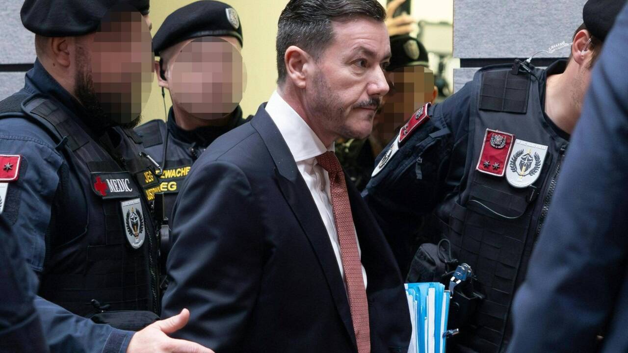 René Benko am ersten Verhandlungstag am Dienstag. 