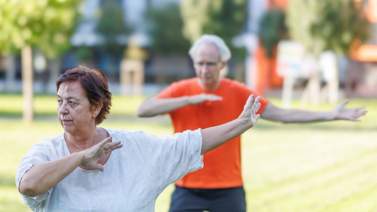 Tai-Chi stammt der Legende nach aus dem 12. Jahrhundert nach Christus und entstand durch eine meditative Ableitung des Kung-Fu.  