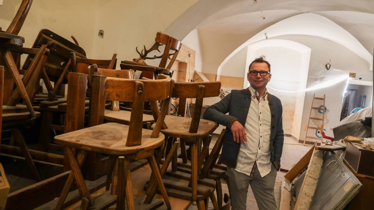 Derzeit ist das Traditionswirtshaus eine große Baustelle.  