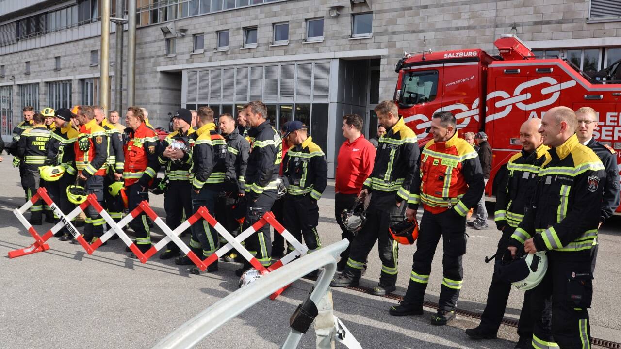 Bilder vom Spezialtraining in Salzburg. 