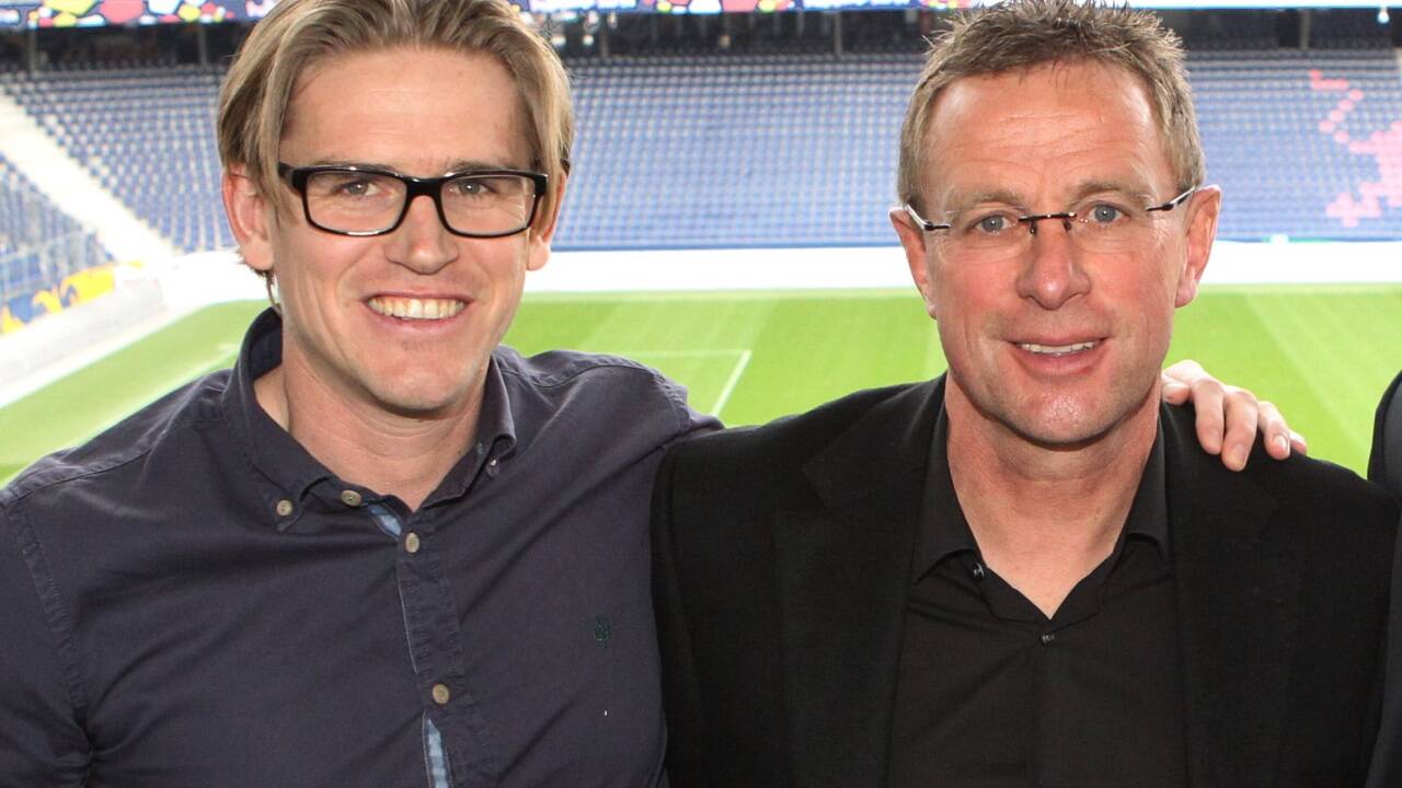 Christoph Freund und Ralf Rangnick im Jahr 2015. Christoph Freund und Ralf Rangnick im Jahr 2015.