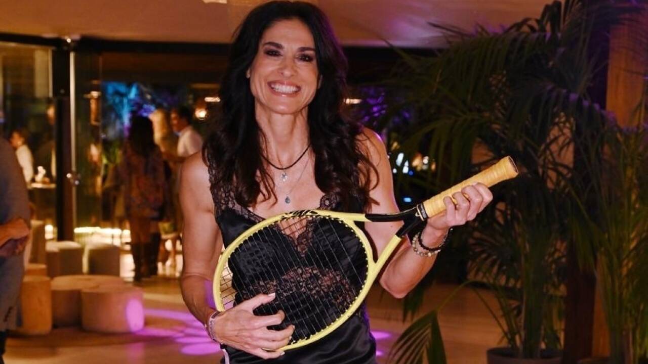 Gabriela Sabatini genoss in Mallorca sichtlich den Einsatz als Turnierbotschafterin beim WTA-Damenturnier. Gabriela Sabatini genoss in Mallorca sichtlich den Einsatz als Turnierbotschafterin beim WTA-Damenturnier.