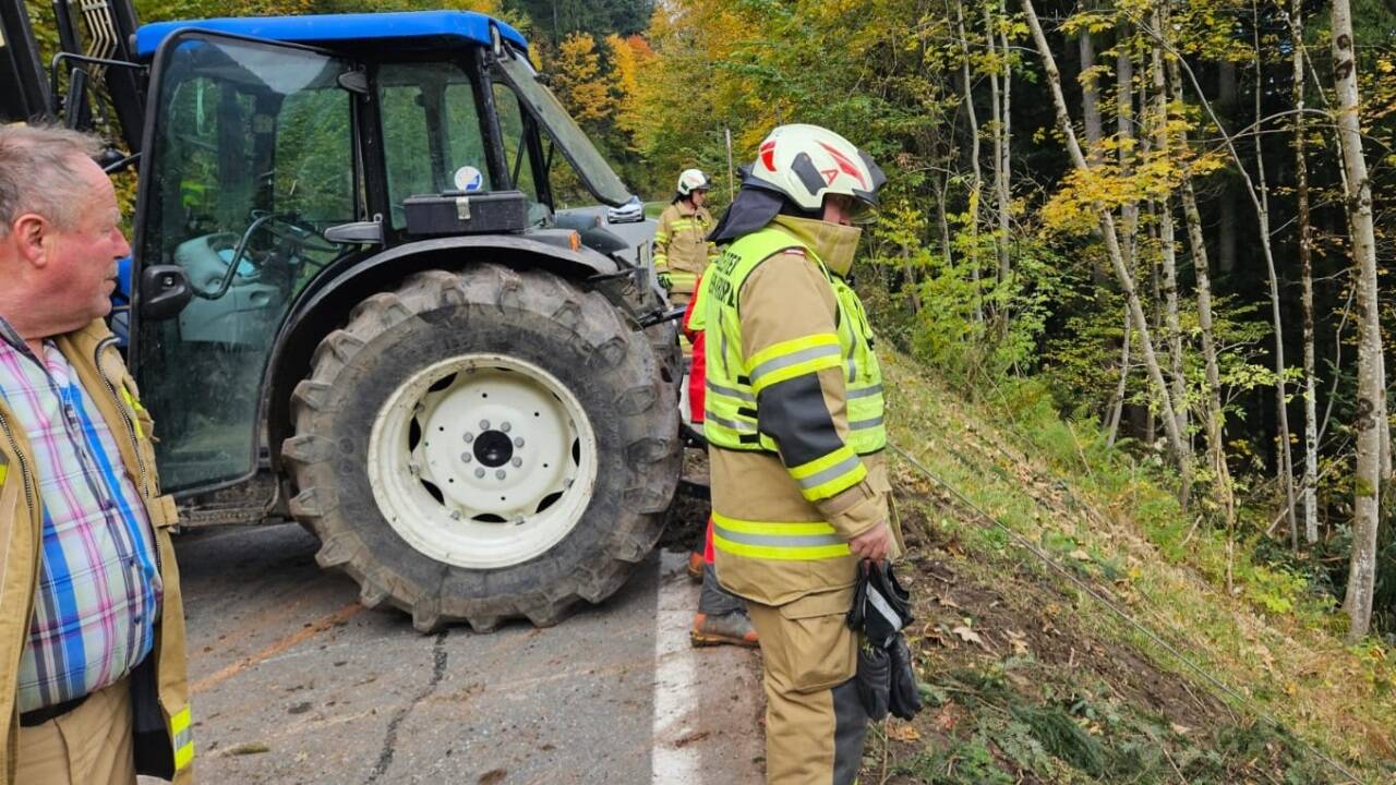 Bilder vom Rettungseinsatz in Krispl. 