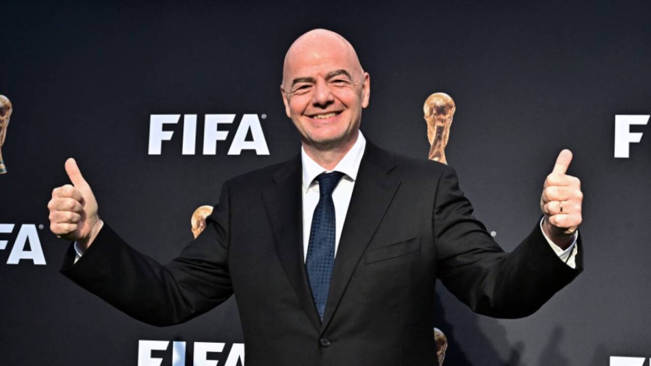 FIFA-Präsident Gianni Infantino darf sich freuen 