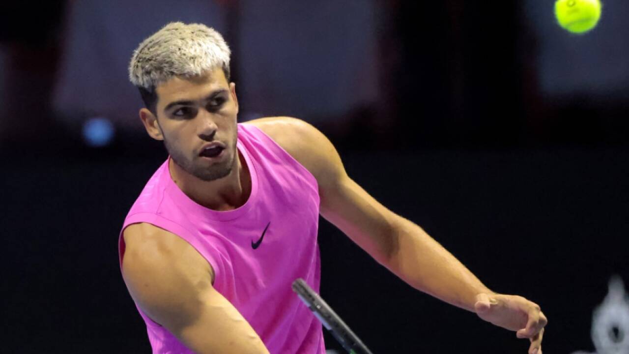 Carlos Alcaraz steht in Riad im Finale Carlos Alcaraz steht in Riad im Finale