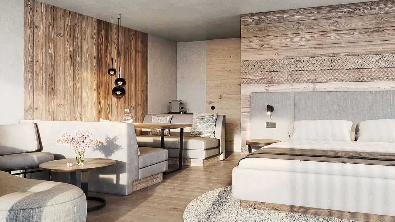 Neueröffnung Dezember 2025: Naturverbundenes Luxushotel am Ortler auf 1.900 Meter. Das 4-Sterne-Superior-Hotel startet ab Mitte Dezember, völlig neu umgebaut, in die Wintersaison. 