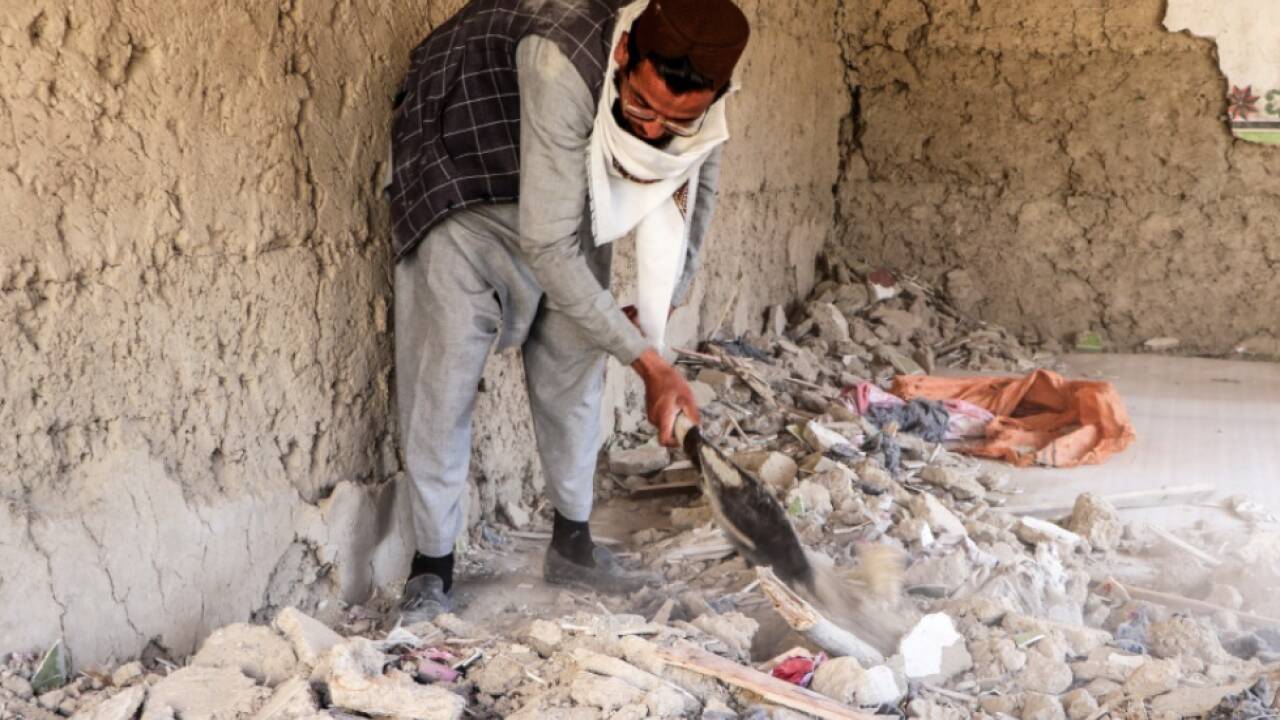Zerstörte Häuser in Afghanistan nach neuen Angriffen aus Pakistan 