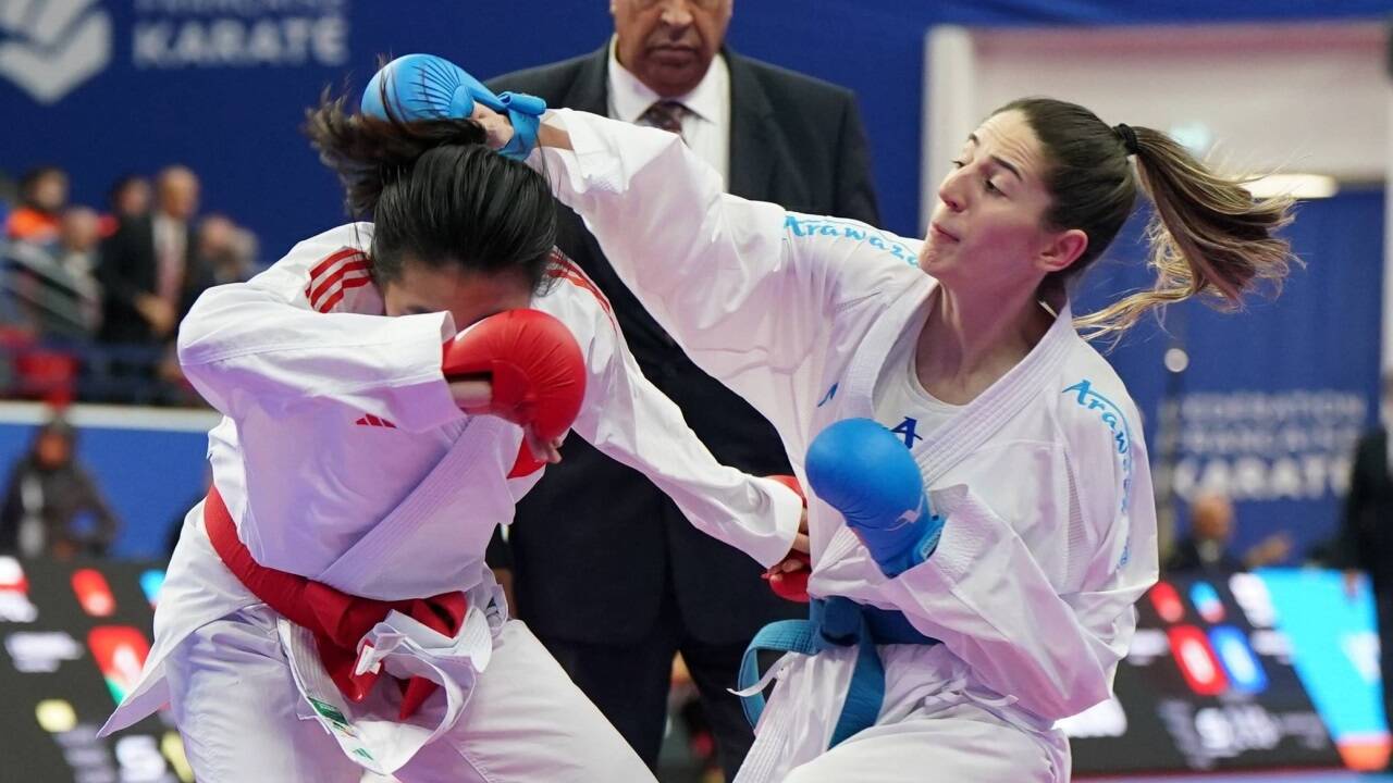 Lejla Topalovic (r.) teilte kräftig aus. 